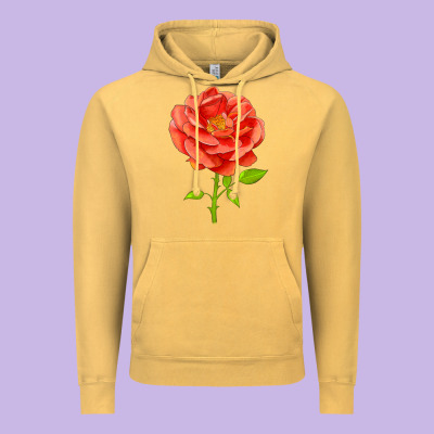 All A Twitter Rose Vintage Hoodie Designed By Lillyallendesigns