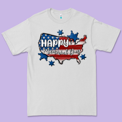 Happy Memorial Day Usa Premium Tee Designed By Maliassmallbusiness