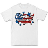 White happy memorial day usa Premium Tee - MaliasSmallBusiness