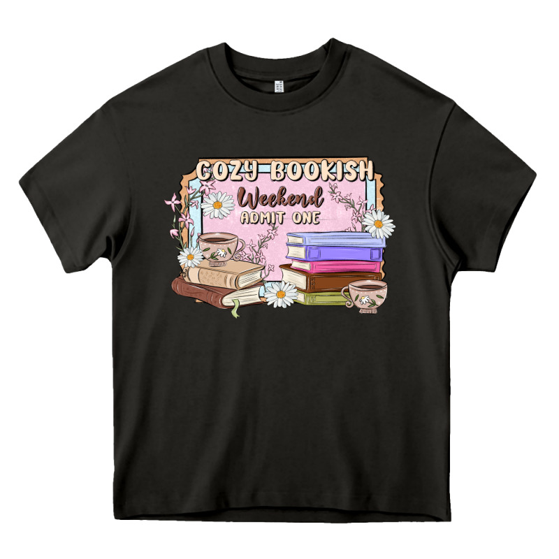 Cozy Bookish Weekend Ticket Heavy Core Tee by MaliasSmallBusiness | Teevron