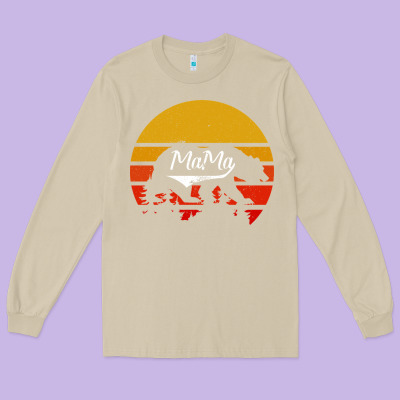 Mama Bear Long Sleeve Tee Designed By Bettercallsaul