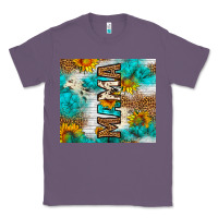 Lavender mama leopard sunflower Classic Tee - LillyAllenDesigns