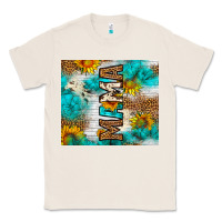 Natural mama leopard sunflower Classic Tee - LillyAllenDesigns