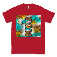 Red mama leopard sunflower Classic Tee - LillyAllenDesigns