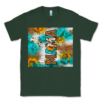 Sports Green mama leopard sunflower Classic Tee - LillyAllenDesigns