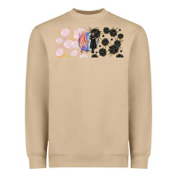 Mushroom gothic girl and colorful girl best friends with Heavyweight Sweatshirt - TumblerDesignByShophia