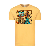 Vintage Mustard Fall Autumn Leopard Mama Vintage Tee - LillyAllenDesigns