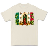 Bone mexican flag our lady of guadalupe Premium Tee - JahusDesignShop
