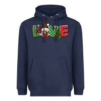 Navy love christmas gnome Heavyweight Hoodie - BundleAndBundleShop