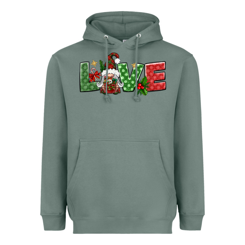 Love Christmas Gnome Heavyweight Hoodie by BundleAndBundleShop | Teevron