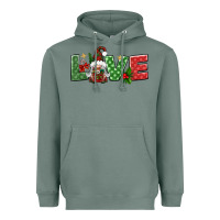 Sage love christmas gnome Heavyweight Hoodie - BundleAndBundleShop