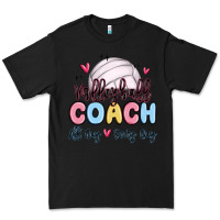 Black volleyball coach all day every day Premium Tee - MaliasSmallBusiness