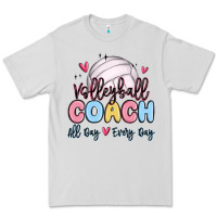 Dove Grey volleyball coach all day every day Premium Tee - MaliasSmallBusiness