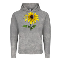 Cloud Rock Black Eyed Susan Flower Vintage Hoodie - LillyAllenDesigns