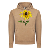 Black Eyed Susan Flower Vintage Hoodie | Teevron