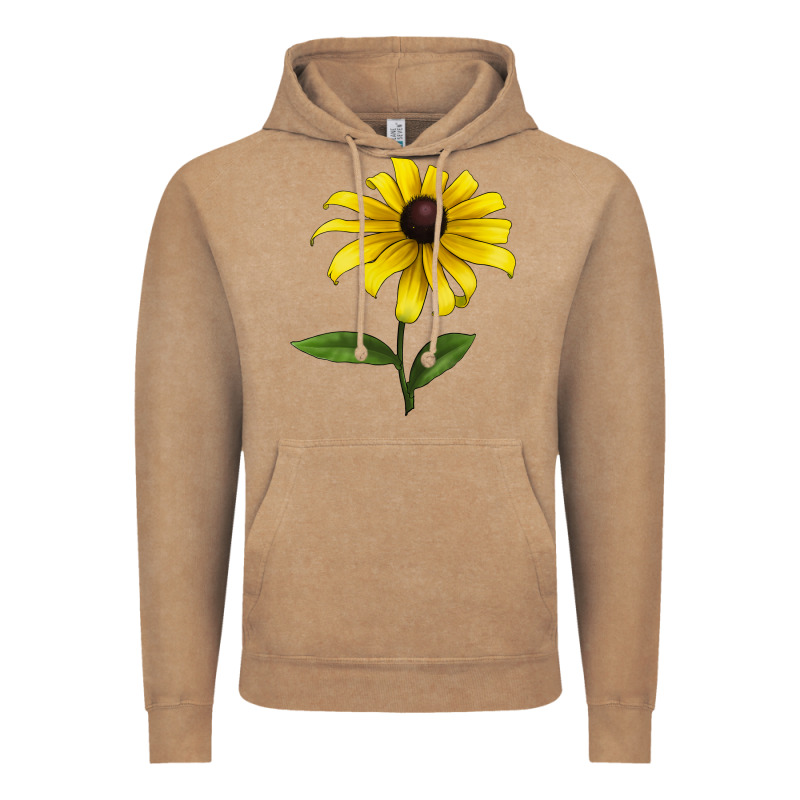 Black Eyed Susan Flower Vintage Hoodie by LillyAllenDesigns | Teevron