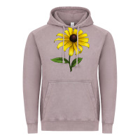 Vintage Zinc Black Eyed Susan Flower Vintage Hoodie - LillyAllenDesigns