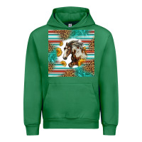 Emerald western mustang horse Urban Hoodie - LillyAllenDesigns