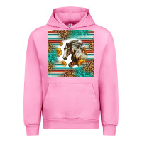 Fuchsia Pink western mustang horse Urban Hoodie - LillyAllenDesigns