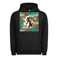 Pigment Black western mustang horse Urban Hoodie - LillyAllenDesigns