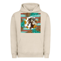 Pigment French Oak western mustang horse Urban Hoodie - LillyAllenDesigns