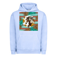 Pigment Grape Ice western mustang horse Urban Hoodie - LillyAllenDesigns