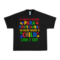 Black it takes a special paraprofessional to hear what a Urban Heavy Tee - Artiststas