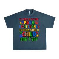 Midnight Navy it takes a special paraprofessional to hear what a Urban Heavy Tee - Artiststas