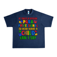Navy it takes a special paraprofessional to hear what a Urban Heavy Tee - Artiststas