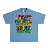 Pebble Blue it takes a special paraprofessional to hear what a Urban Heavy Tee - Artiststas