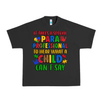 Pigment Black it takes a special paraprofessional to hear what a Urban Heavy Tee - Artiststas