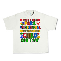 Pistachio it takes a special paraprofessional to hear what a Urban Heavy Tee - Artiststas