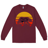 Burgundy Mama Bear Long Sleeve Tee - Bettercallsaul
