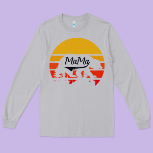 Mama Bear Long Sleeve Tee Designed By Bettercallsaul