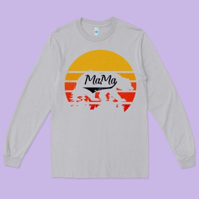 Mama Bear Long Sleeve Tee Designed By Bettercallsaul