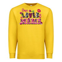 Lemon one loved mama valentine's day Premium Sweatshirt - FaDigitalArtStudio