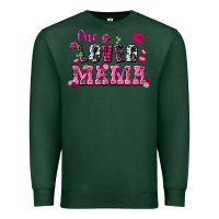 Sports Green one loved mama valentine's day Premium Sweatshirt - FaDigitalArtStudio