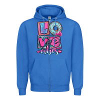 True Royal love vibes Zipper Hoodie - OliviaCreatesArt