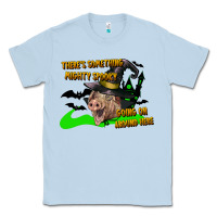 Dusty Blue there's something mighty going on around here pig Classic Tee - LillyAllenDesigns