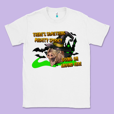 There's Something Mighty Going On Around Here Pig Classic Tee Designed By Lillyallendesigns