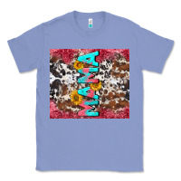 Colony Blue mama cowhide  sunflowers Classic Tee - LillyAllenDesigns