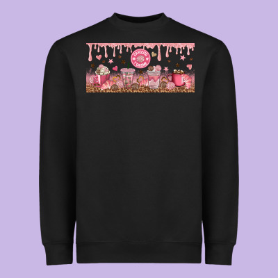Cafecito Y Chisme Heavyweight Sweatshirt Designed By Tumblerdesignbyshophia