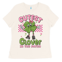 Bone cutest clover in the patch Ladies Tee - MaliasSmallBusiness