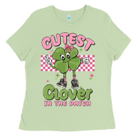 Matcha cutest clover in the patch Ladies Tee - MaliasSmallBusiness
