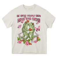 Cream be with people who match your energy Heavy Core Tee - MaliasSmallBusiness