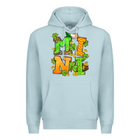 Blue Mist St. Patrick's Day mini Premium Hoodie - OliviaCreatesArt