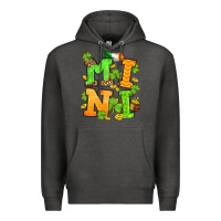 Charcoal Heather St. Patrick's Day mini Premium Hoodie - OliviaCreatesArt