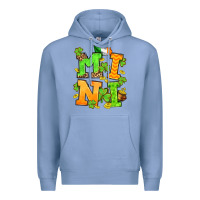 Colony Blue St. Patrick's Day mini Premium Hoodie - OliviaCreatesArt