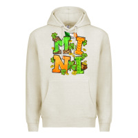 Oatmeal Heather St. Patrick's Day mini Premium Hoodie - OliviaCreatesArt