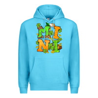 Ocean Blue St. Patrick's Day mini Premium Hoodie - OliviaCreatesArt